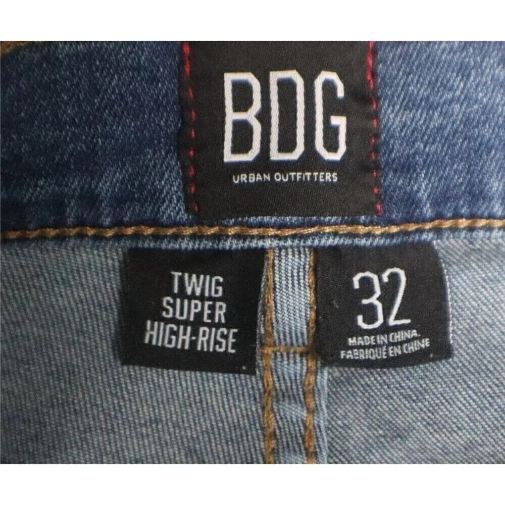 BDG Women Size 32 Twig Cotton Stretch High Rise Skinny Leg Casual Denim Jeans